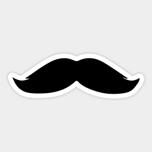 Moustache - Bushy (Skin tone B) Sticker